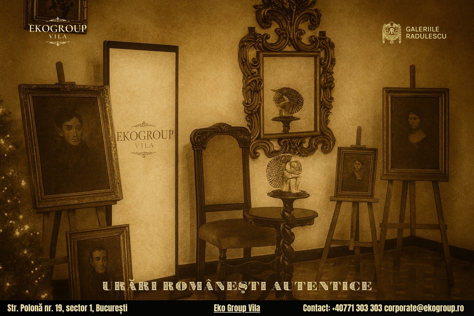 Urări de Crăciun cu parfum de epocă, într-un regal cultural la Eko Group Vila